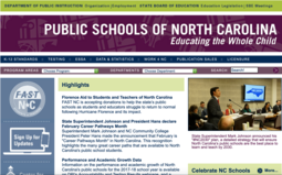 North Carolina Public Schools Website