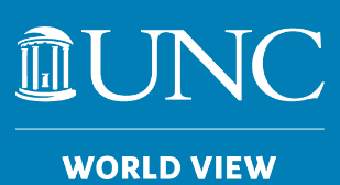 UNC World View blue logo