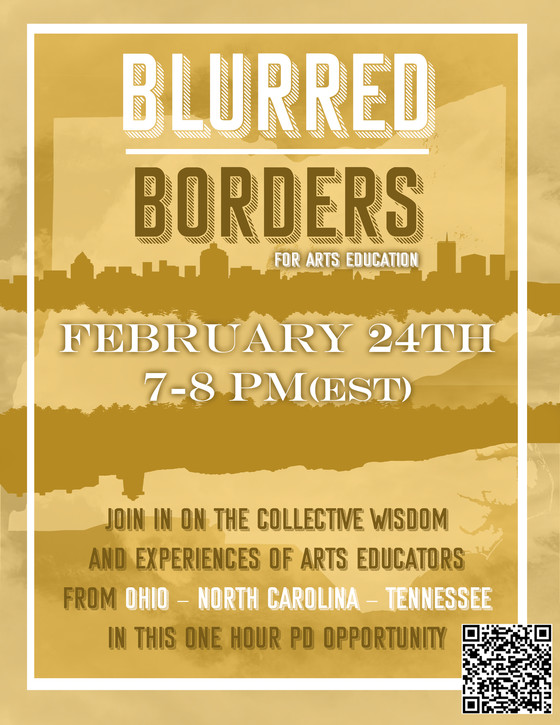 Blurred Borders Event Poster
