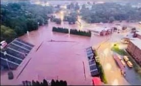 Flooded Pisgah Football Field 2021