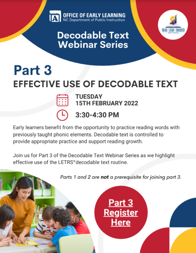 Part 3 of our Decodable Text Webinar Series