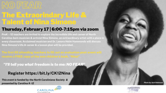 Nina Simone Event Graphic