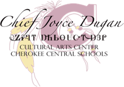 Chief Joyce Dugan Cultural Center and Cherokee Central Schools logo