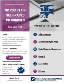 NC PSU NCEES PD Course One Pager