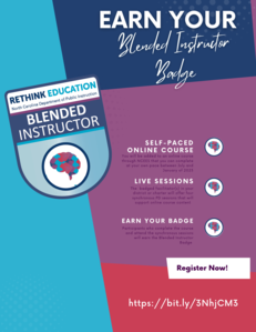 Earn your Blended Instructor Badge