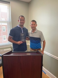 The NC Coalition of Public Schools recognized Andrew Moceri for his service at their recent board meeting.