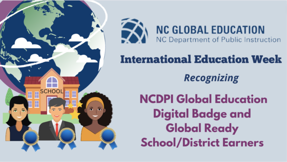 Recognizing Global Ready Districts and Global Education Digital Badge Earners
