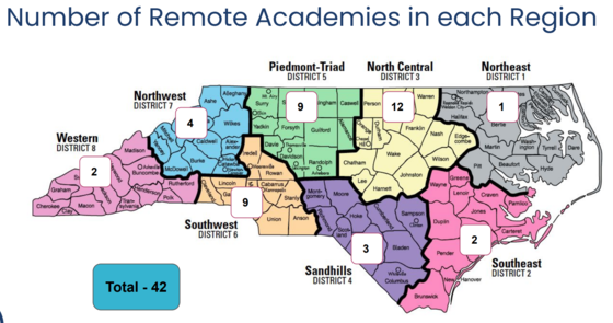 remote academies map