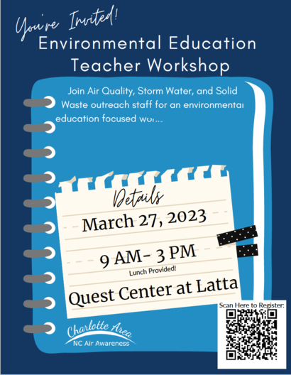 Free Environmental Educators Workshop Flyer