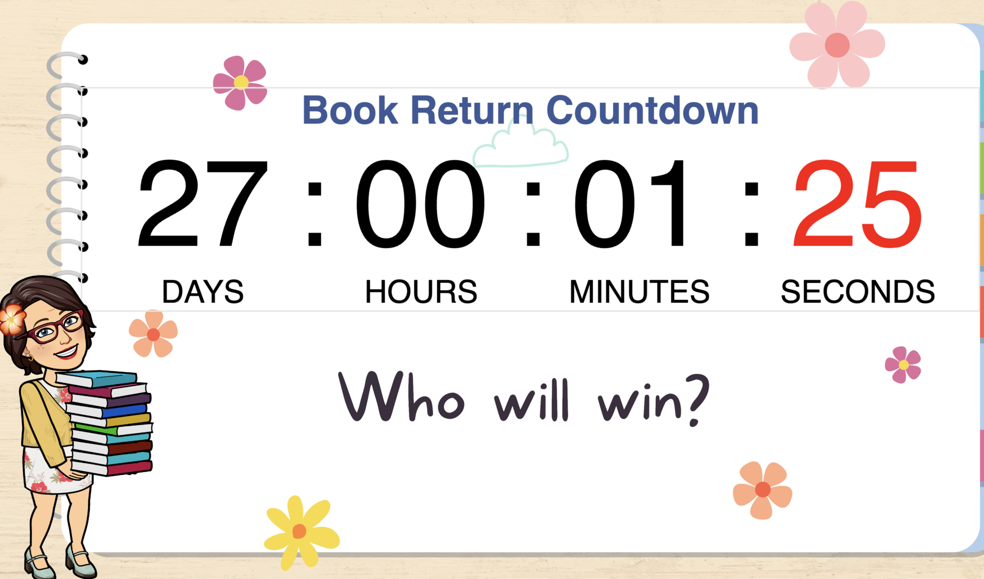 Library countdown