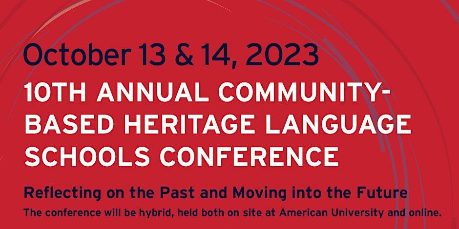 2023 Heritage Language Schools Conference logo