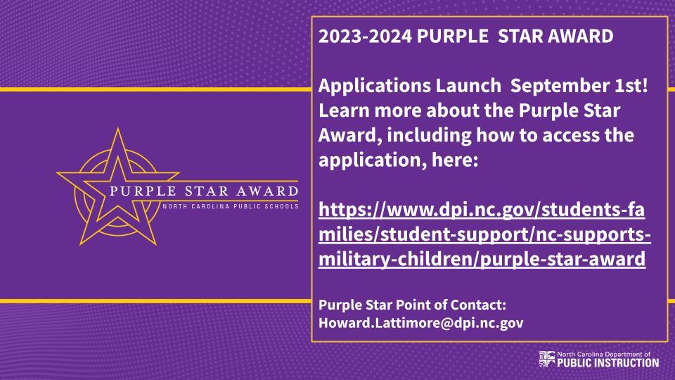 2024 Purple Star Award