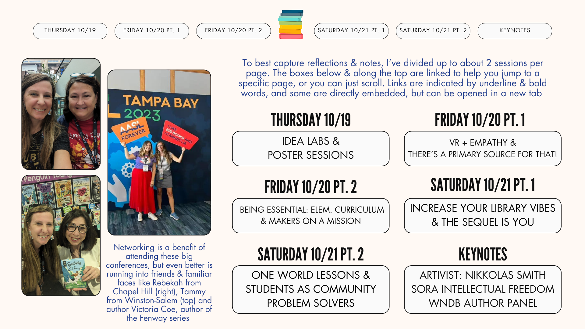 Slides for AASL navigation