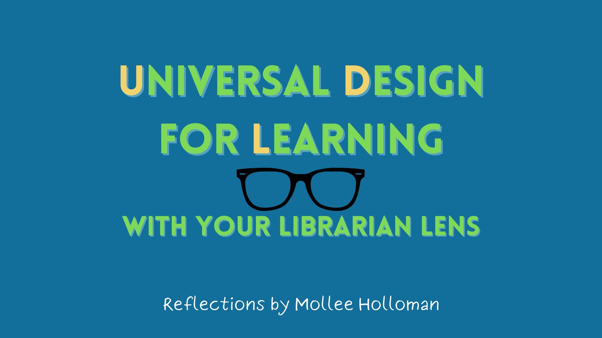 UDL for Librarians graphic