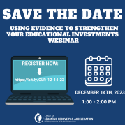 USED Guidance Webinar