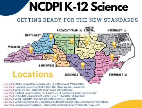 NCDPI K-12 Science Fall PD