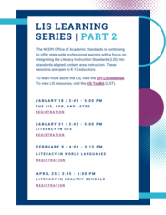 LIS Learning Series PD