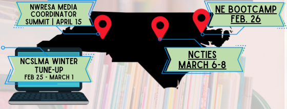 Graphic of NC with the 4 PD sessions and dates listed 