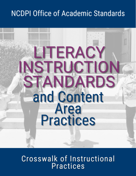 Literacy Instruction Standards and Content Area Practices: Crosswalk of Instructional Practices