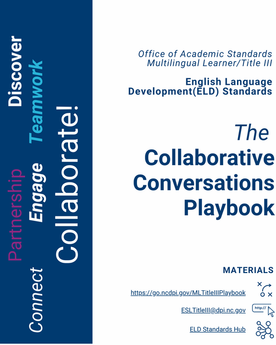 NCDPI ML/Title III Collaborative Conversations Playbook