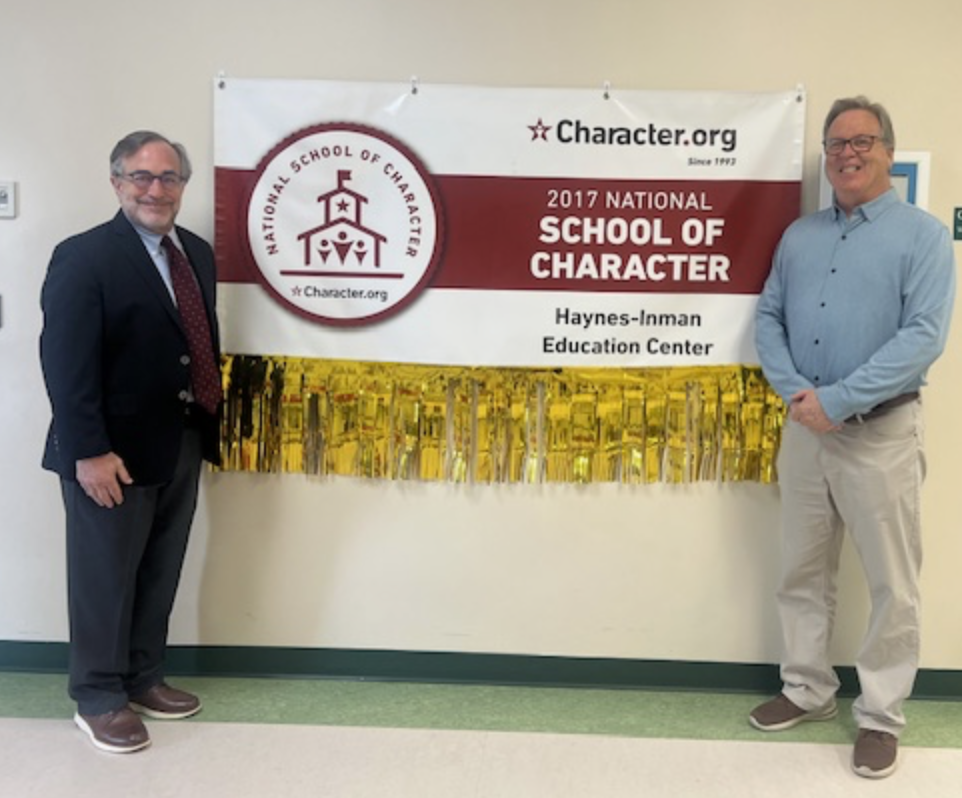 Haynes Inman Educational Center named state and National School of Character