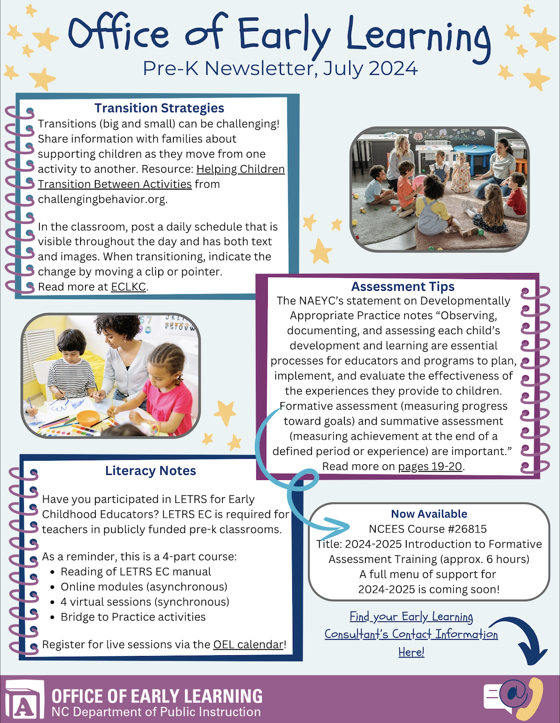 linked image of july prekindergarten newsletter