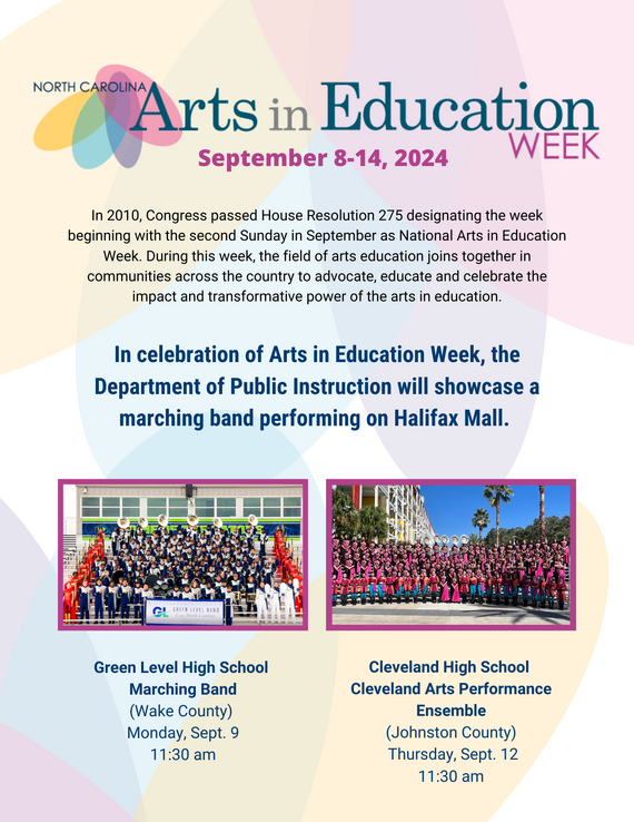 Arts In Ed Week Banner