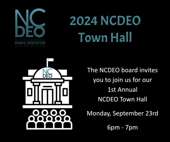 The NCDEO board invites you to join us for our 1st Annual NCDEO Town Hall Monday, September 23rd 6pm - 7pm