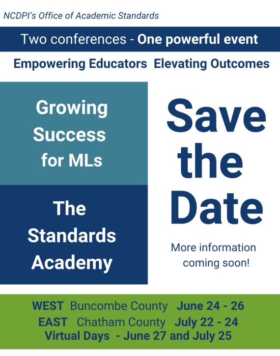 Save the Date for the Standards Academy