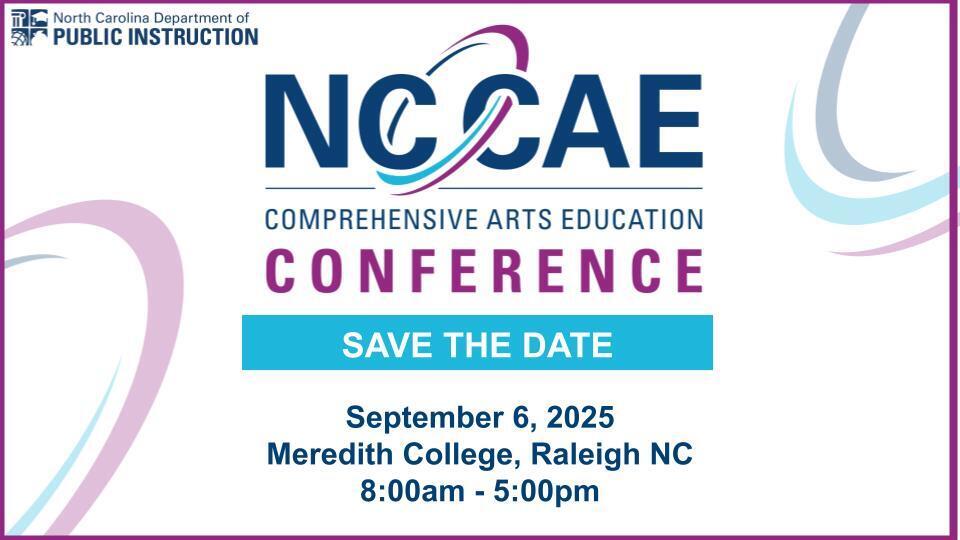 NCCAE Conference with swoosh logo