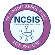 A graphic that reads "Training resources for PSU use."