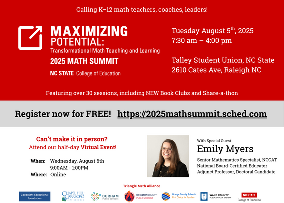 Math Summit Flyer