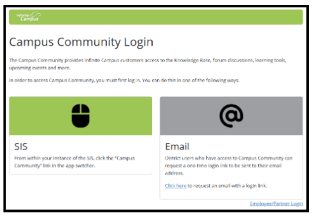 Campus Community Login