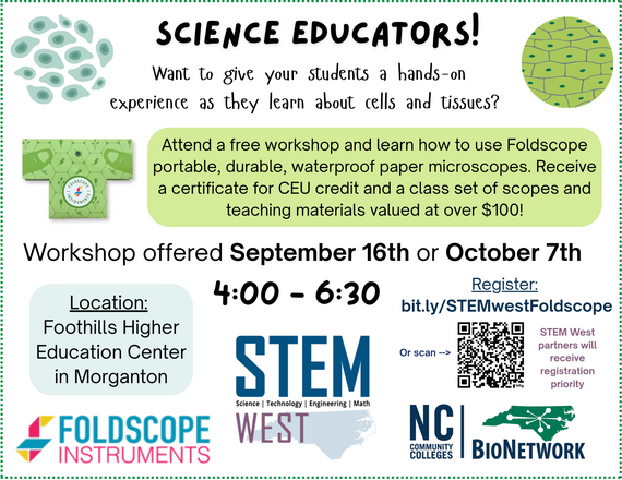 NCSciTeach Free Workshops