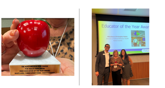 image of award and awardee