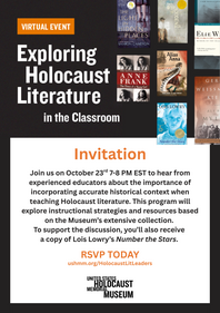Exploring Holocaust Literature in the Classroom Promo
