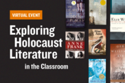 Exploring Holocaust Literature virtual event promo