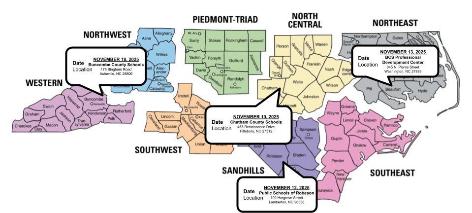 November 2025 DLE Map
