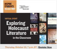 Exploring Holocaust Literature in the Classroom USHMM
