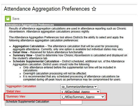 Attendance Aggregation Preferences