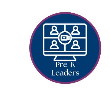 laptop icon displays 4 people in virtual meeting