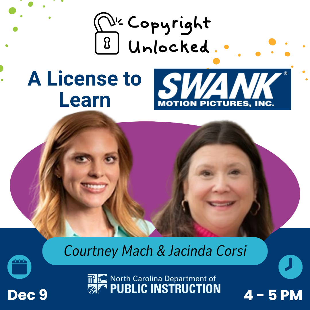 Swank License to Learn image with two women guest speakers