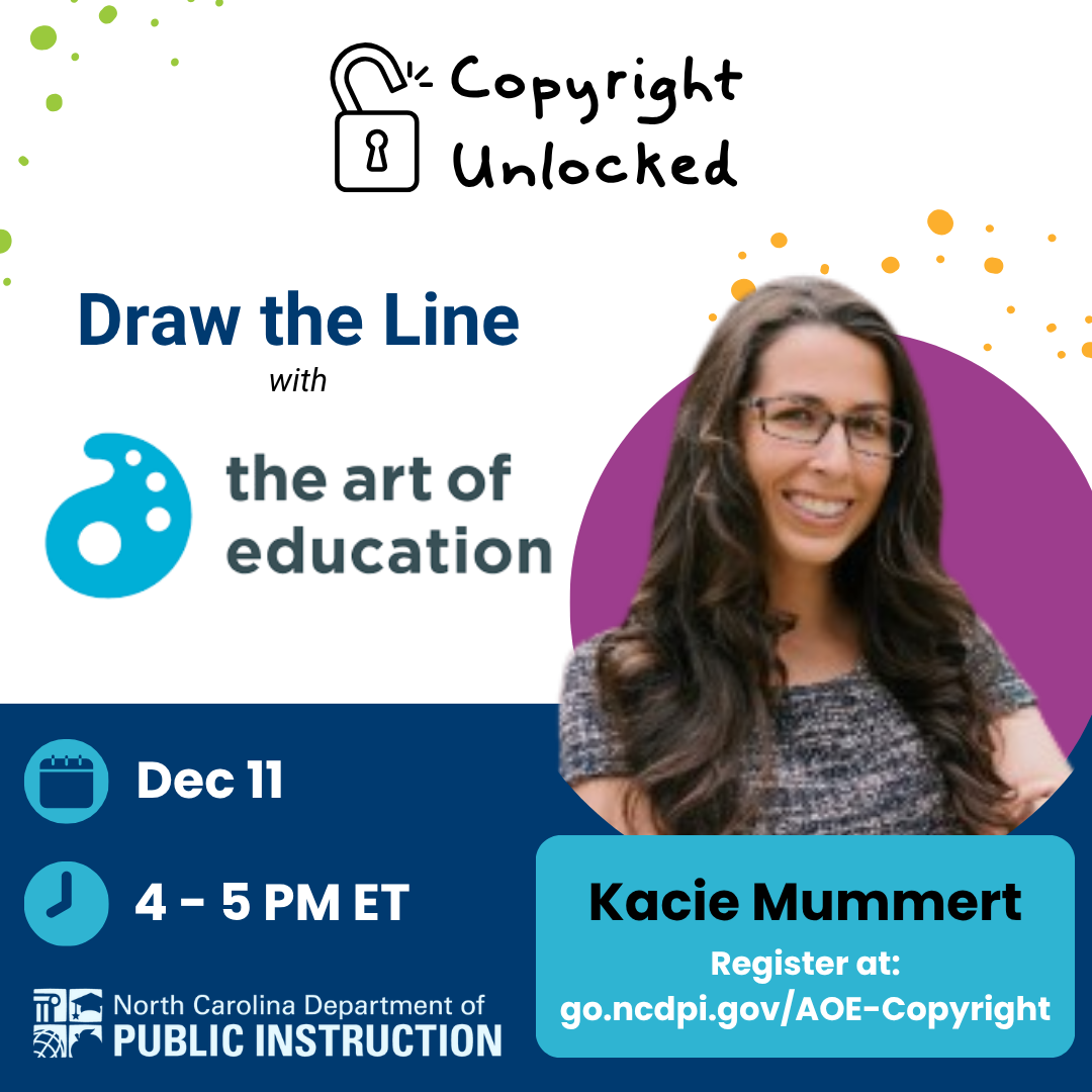 Art of Ed University promo with a lady and the registration link