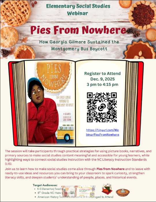 Elementary Webinar “Pies from Nowhere”