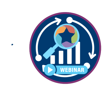 nc eli star with bar graph and magnifying glass with webinar stamp 
