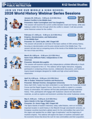 World History Webinar Series 2026