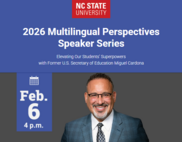 Multilingual Perspectives Speaker Series flyer
