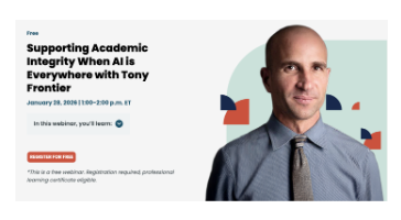 Supporting Academic Integrity When AI is Everywhere Webinar