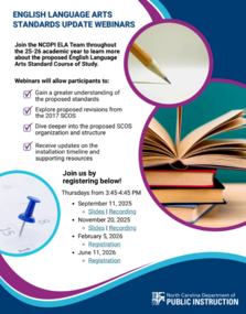 Standards Update Webinar Flyer