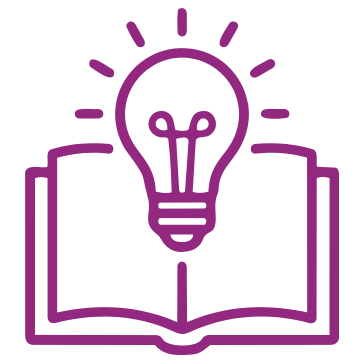 Reading a book sparks an idea